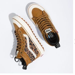 Vans SK8-hi MTE leopard high top size 10
